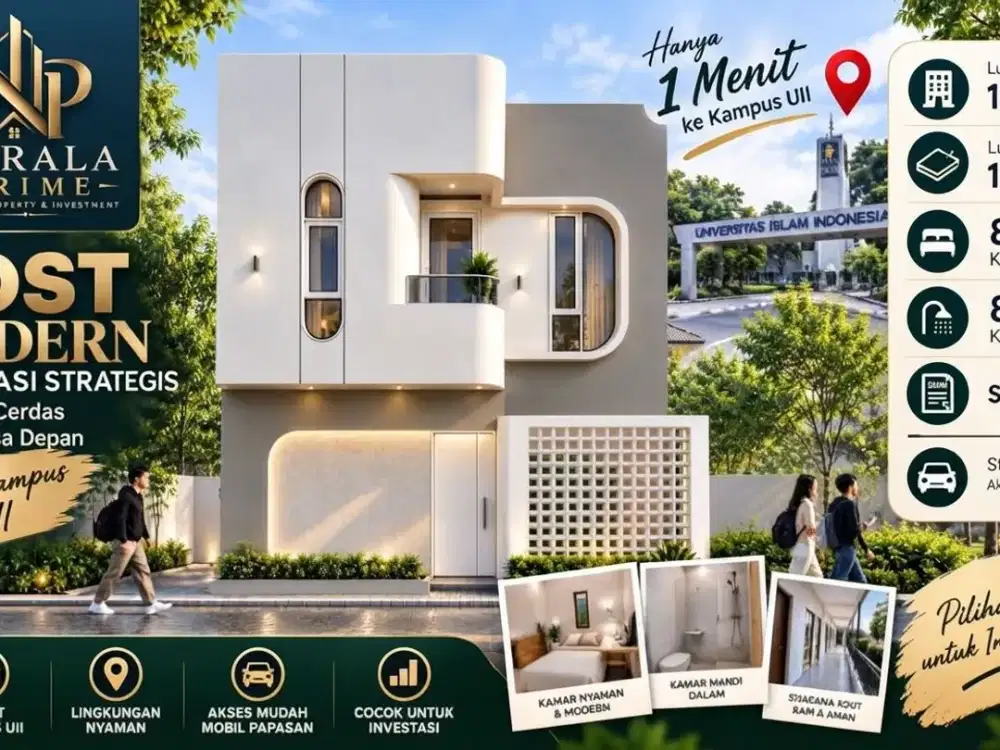 Dijual Rumah Kos Siap Balik Nama Lokasi Strategis Jl. Kaliurang Dekat UII