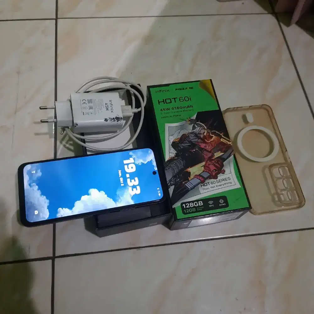 Bismillah jual hp Infinix 60i 6+128,barang mulus pisan