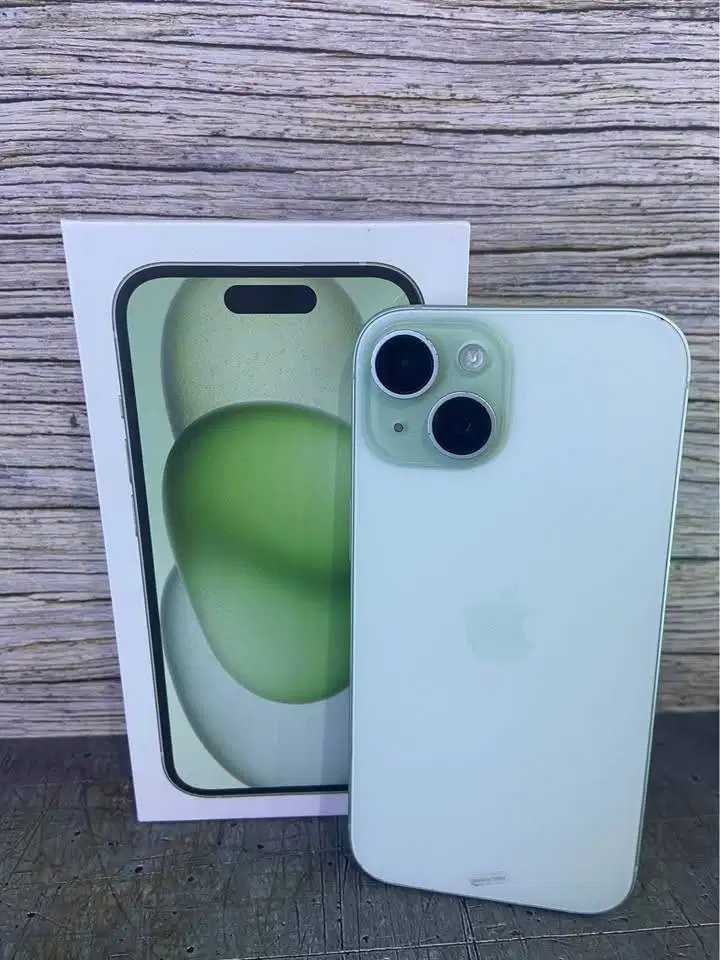 Second IPHONE 15 128gb Green IBOX Welljoss