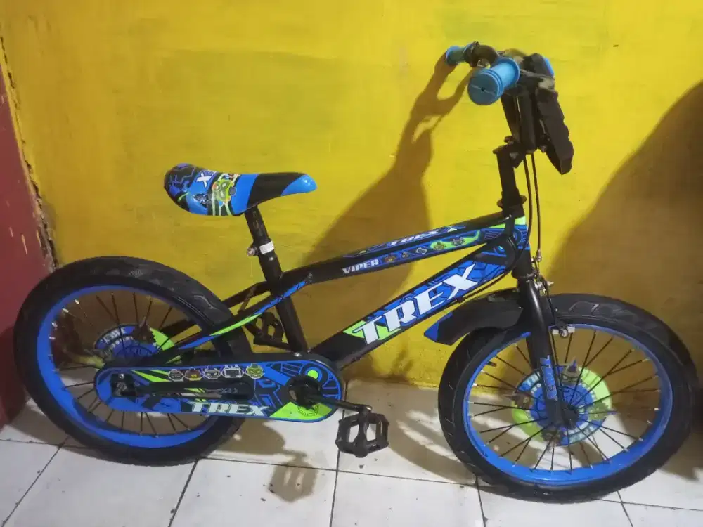 SEPEDA ANAK COWOK UKURAN 18 KOKOH SIAP PAKAI
