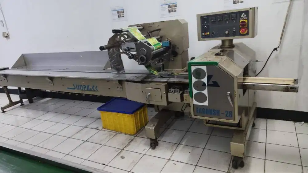 Mesin Horizontal Packaging Sunpack Tanpa Coding (Mesin Pack Biskuit)