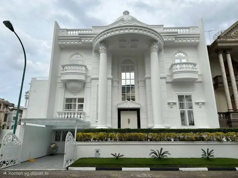 DIJUAL VILLA MEWAH 3,5 LANTAI FULLY FURNISHED – THE PALACE RESIDENCE POLONIA