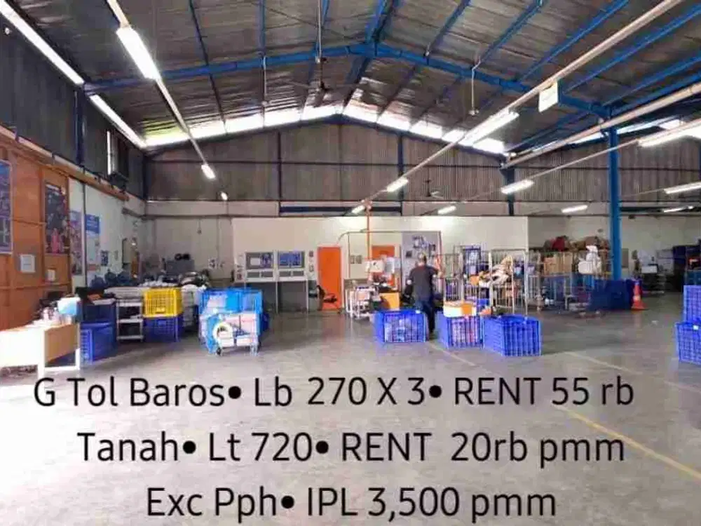 Gudang Industri Tol Baros