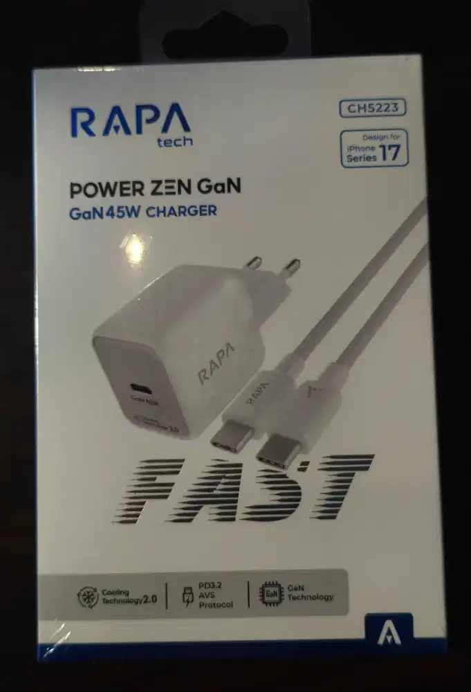 Charger RAPAtech CH5223 Power Zen GaN 45W