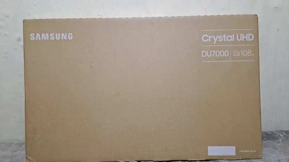Samsung Smart TV 43 Crystal UHD 4K DU7000