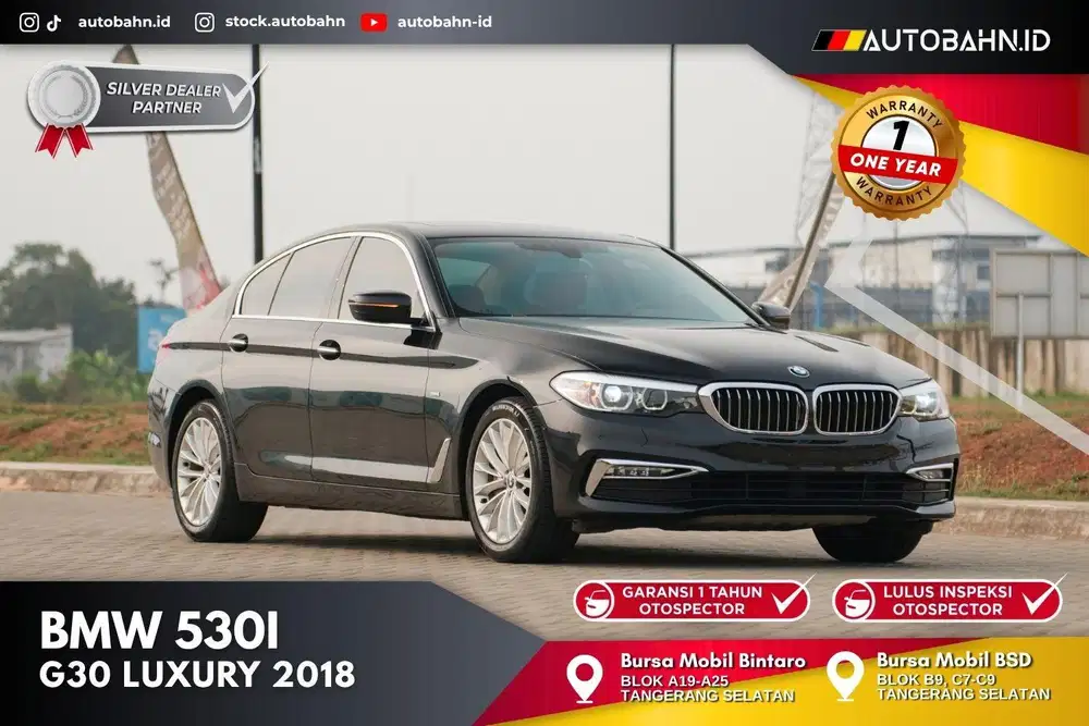Full Spec! BMW 530i Luxury 2018 RSE Harman Black e300 c300 x3 x5