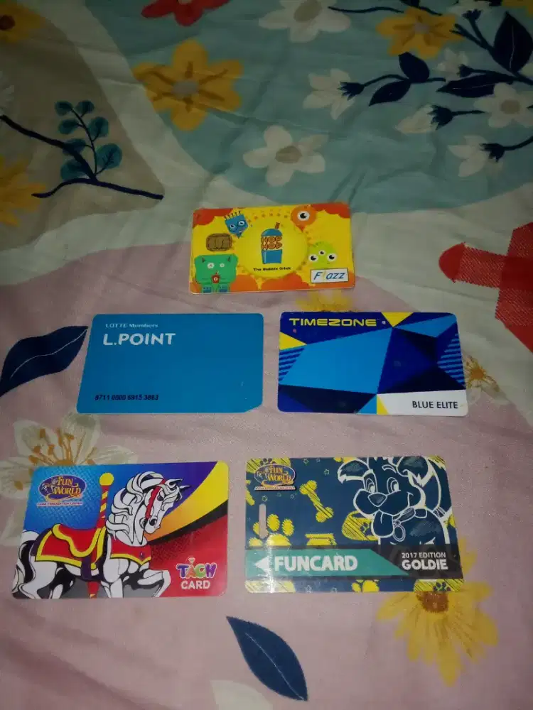 Dijual kartu kartu Playground, belanja , minuman