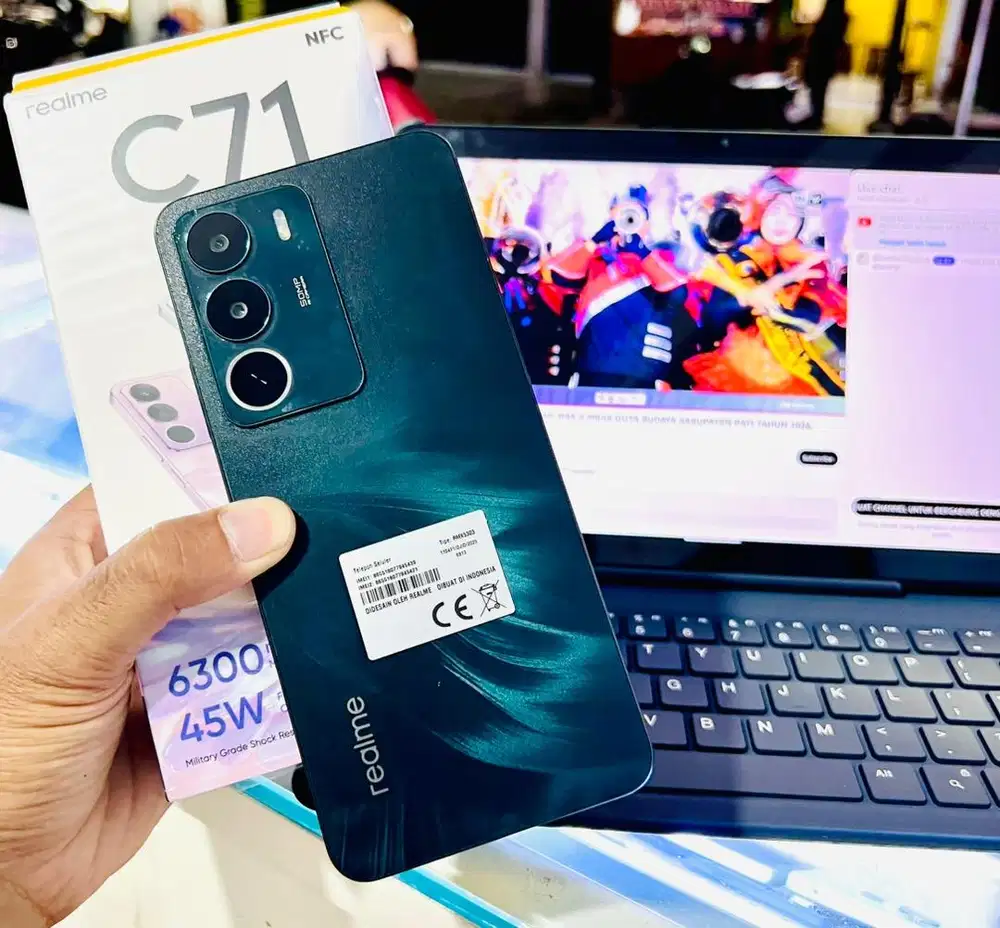 Realme C71 4+8/128Gb baterai 6300mAh