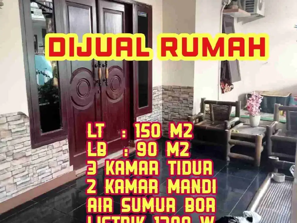 DIJUAL Rumah nyaman dan siap huni sudah SHM