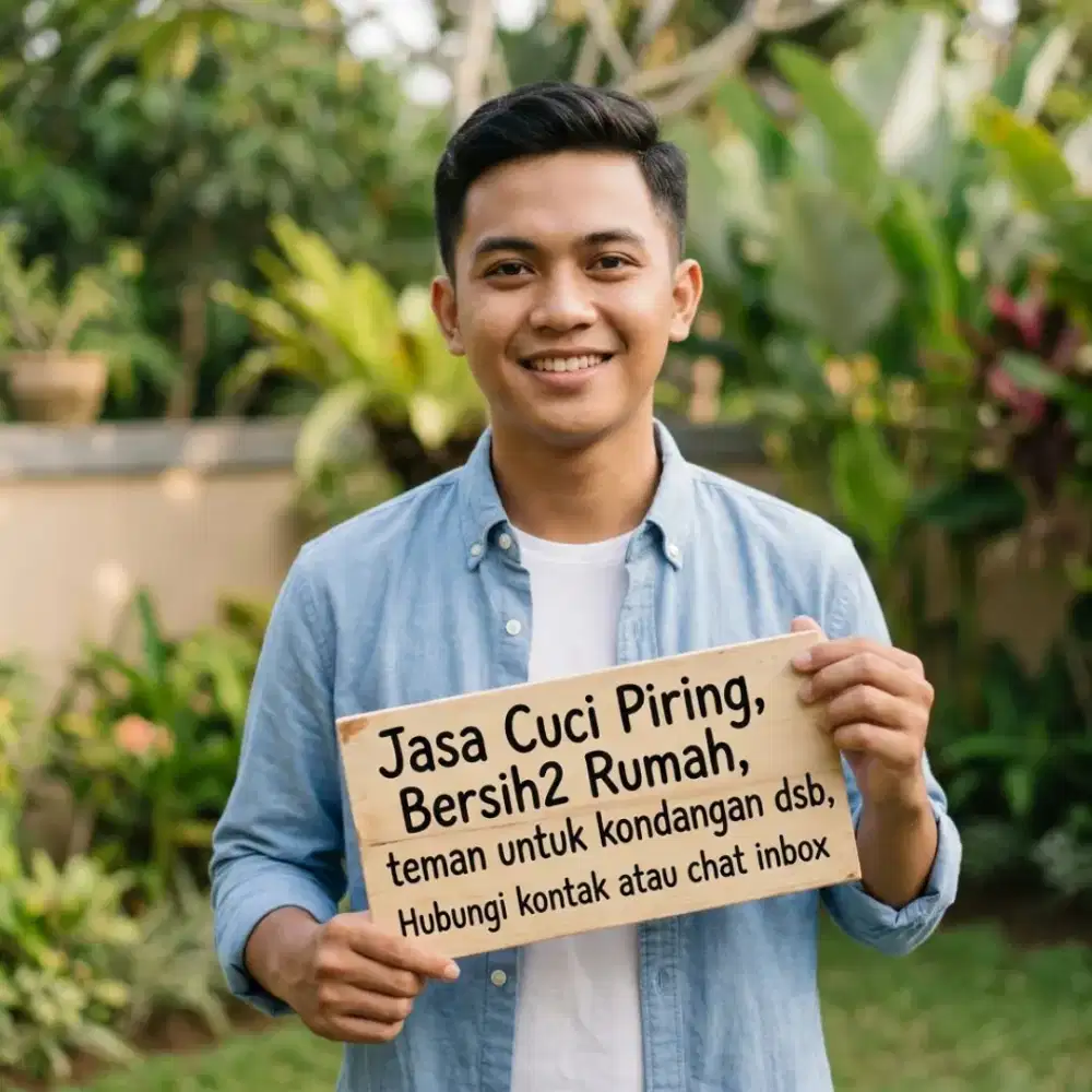 Jasa Cuci Piring,Teman Kondangan