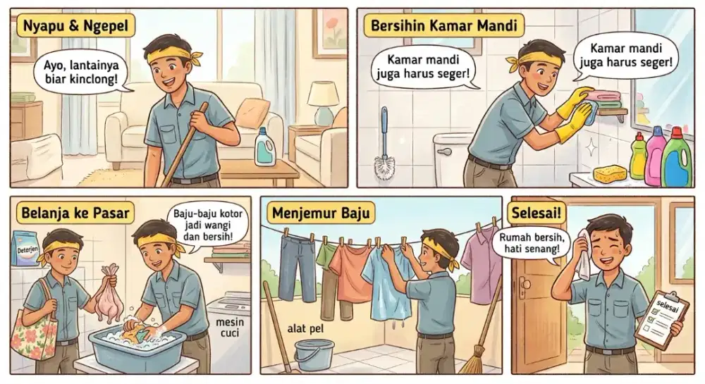 Bersih bersih officeboy