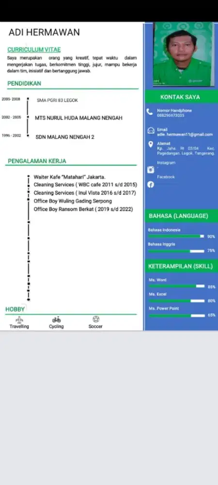 Mencari lowongan pekerjaan