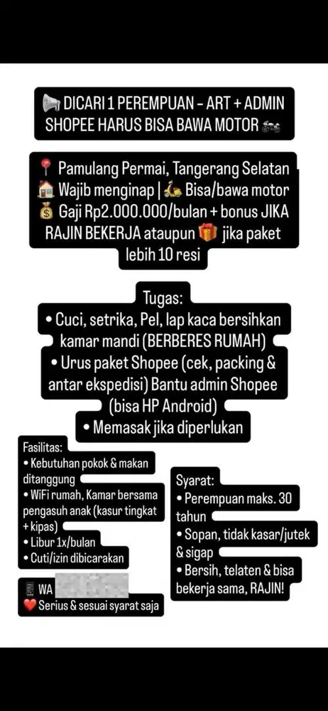 DICARI ART MENGINAP & PACKING PAKET