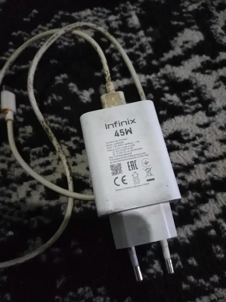 CHARGER CABUTAN INFINIX 45WATT ORIGINAL