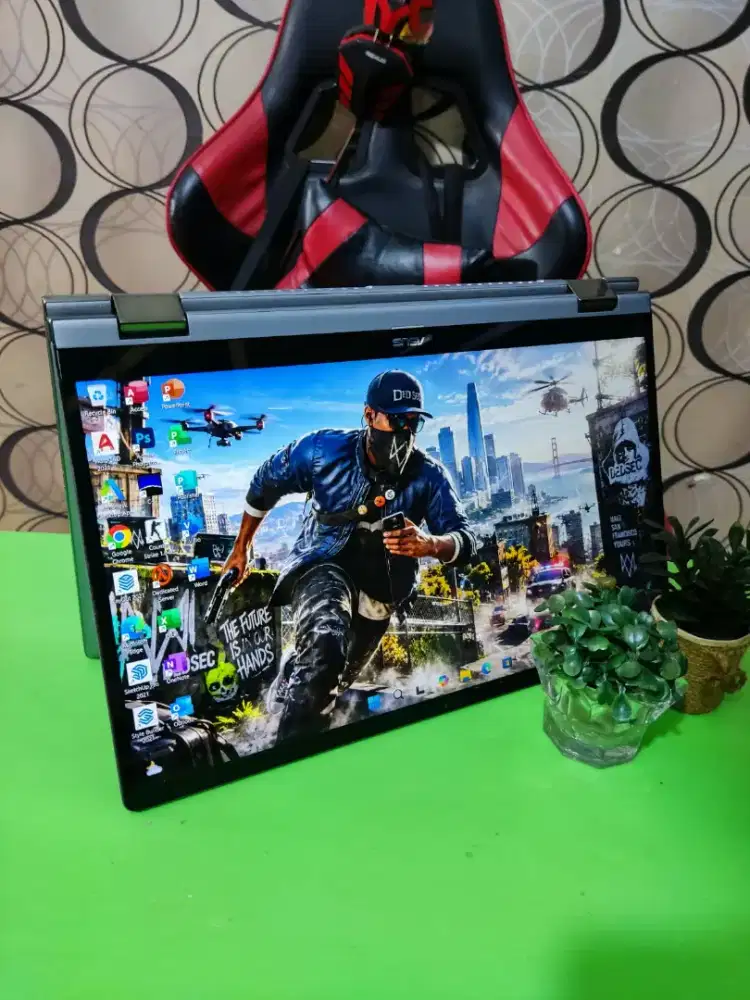 Laptop Asus ZenBook Flip Touchscreen SSD 512GB Siap Pakai