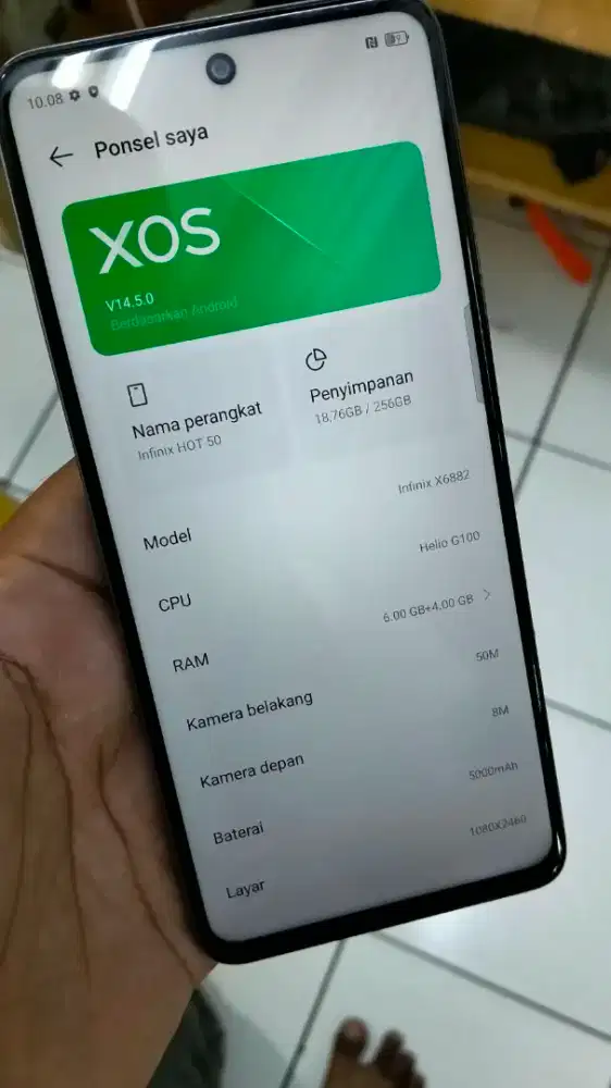 Jual hp Infinix Hot 50