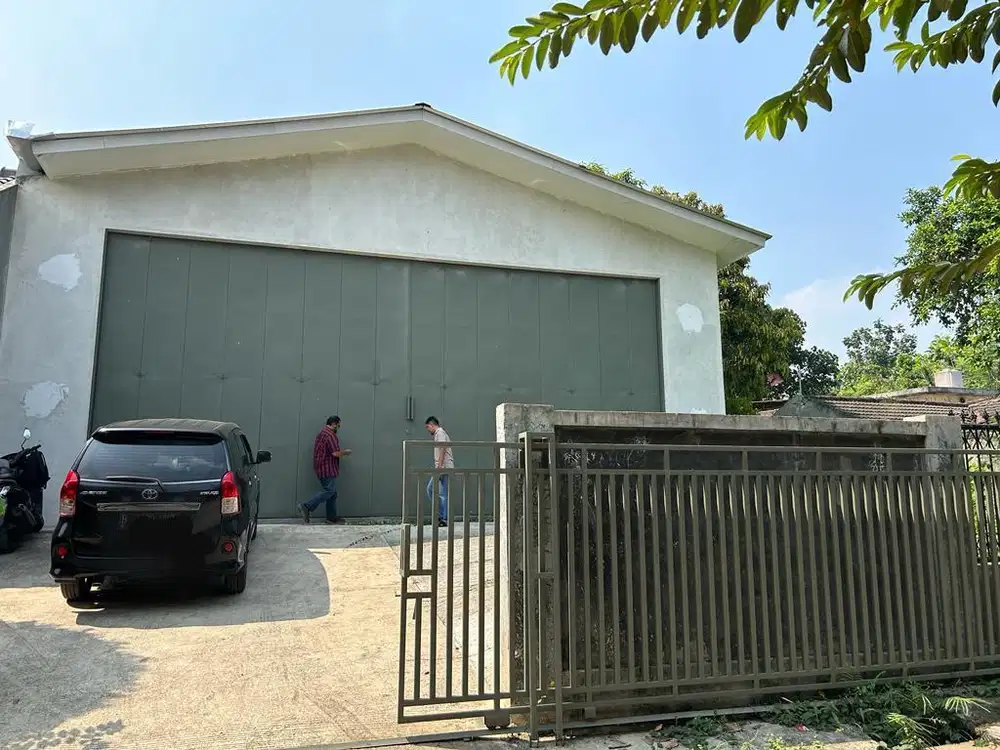 Disewakan Gudang/Workshop 500m2, Jl Kesehatan Cipayung Ciputat