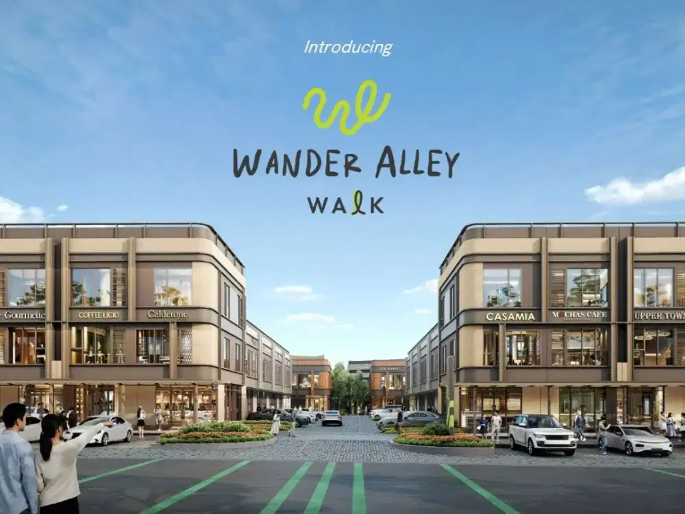 Roko Modern Hub  Mall, Pasar Modern, pusat Intermoda, traffic bagus, di Wander Alley Wolk, BSD City