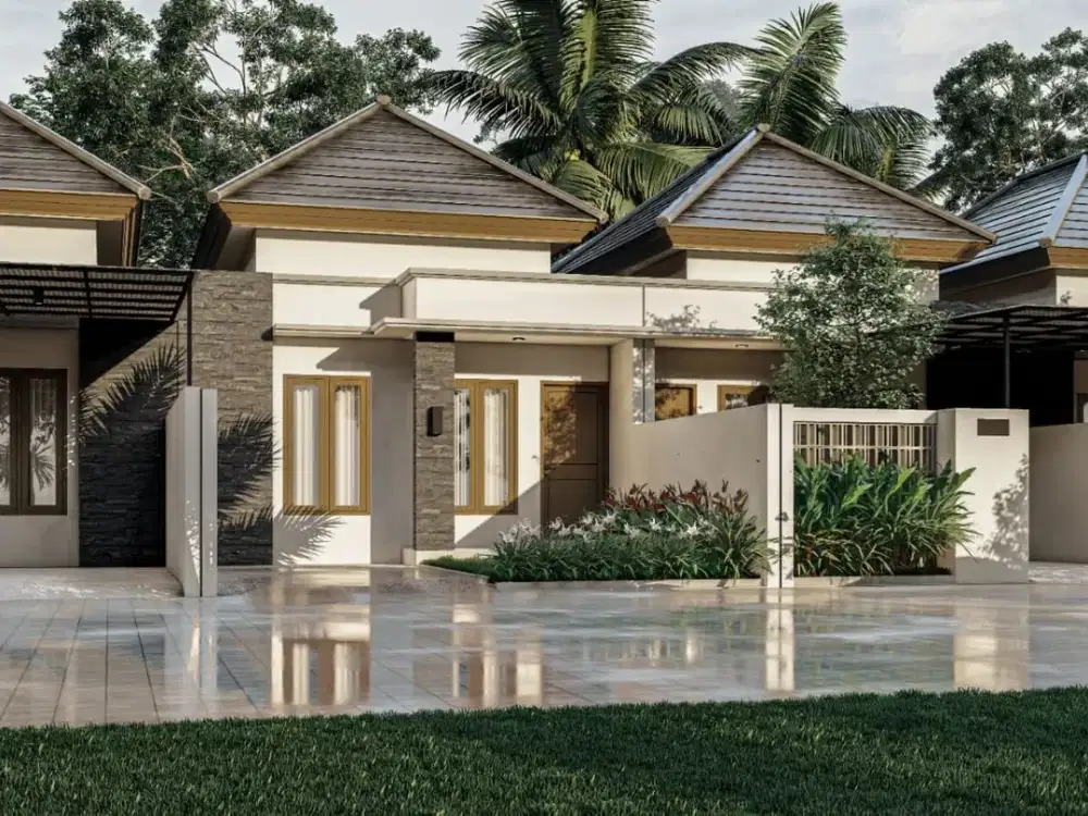 Dijual rumah dengan konsep minimalis dengan harga murah di daerah Kampial, Nusa Dua