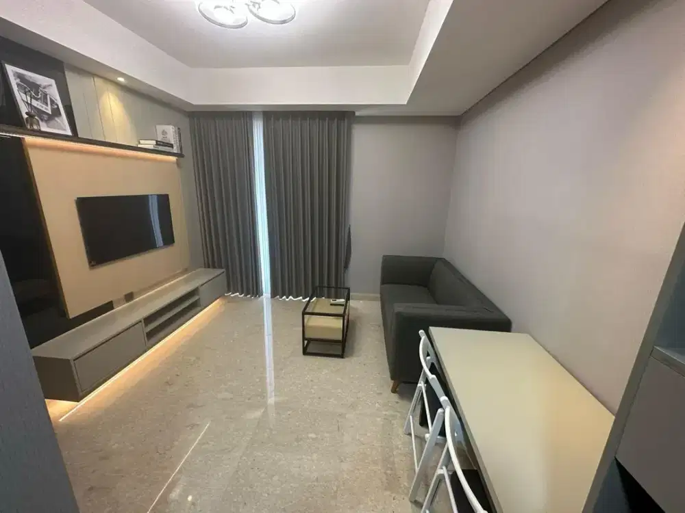 Disewa Apartemen Gold Coast 2BR, Uk 58m2, Sea View, Full Furnished