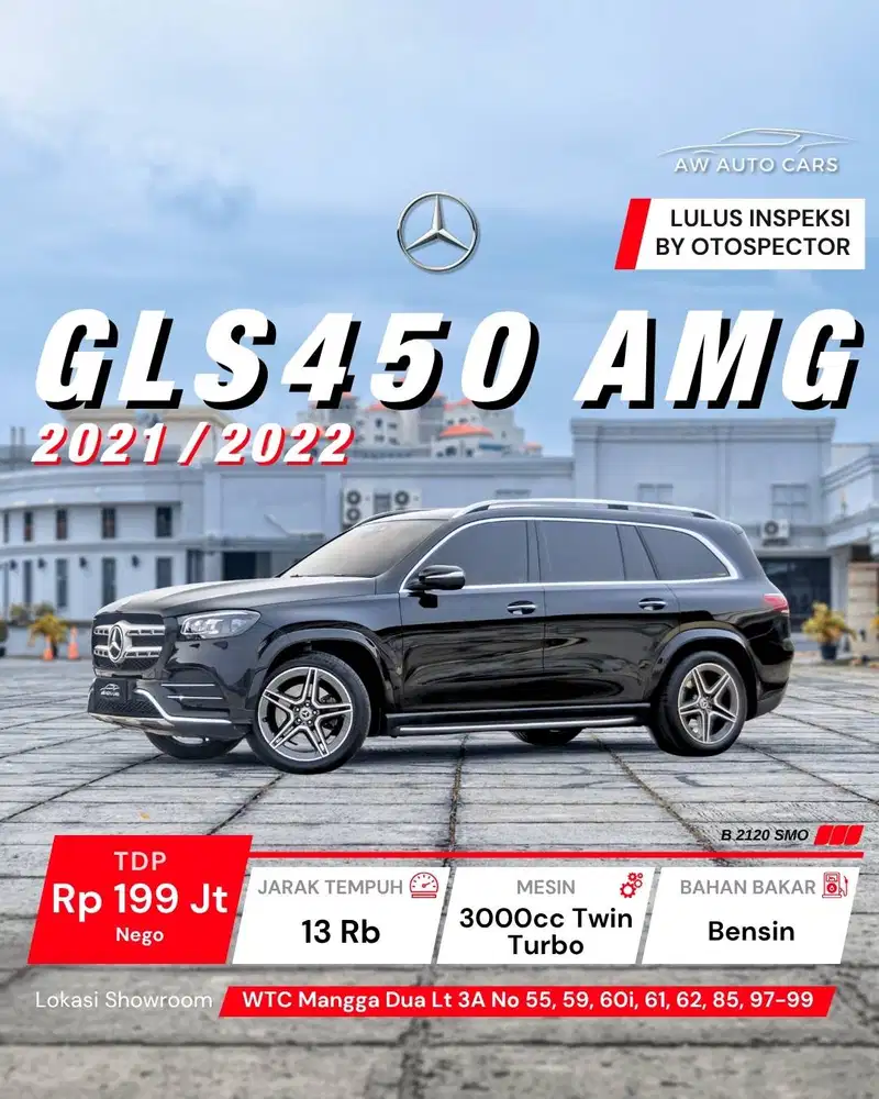 Mercedes Benz GLS450 AMG 2022 NIK 2021 Mercy 2020 GLS 450 2023