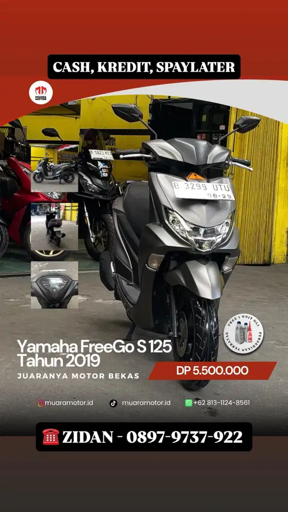 YAMAHA FREEGO S 125 2019 MESIN HALUS !!!