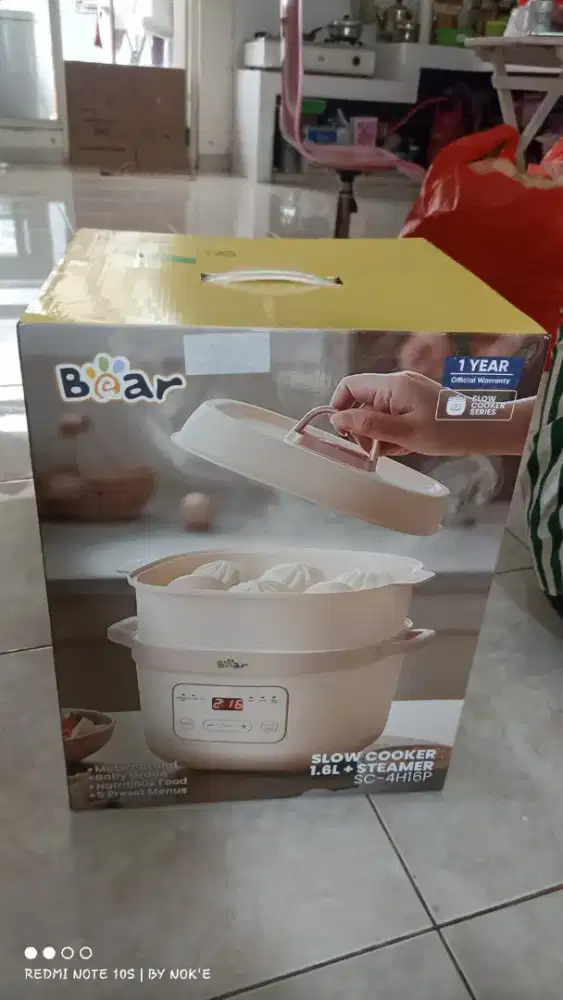 Slow Cooker & Steamer Bear New 100%