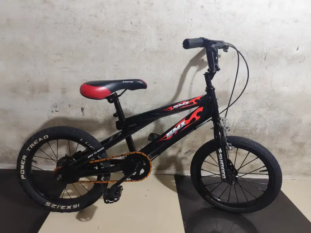 Sepeda bmx ukuran 16 siap pakai