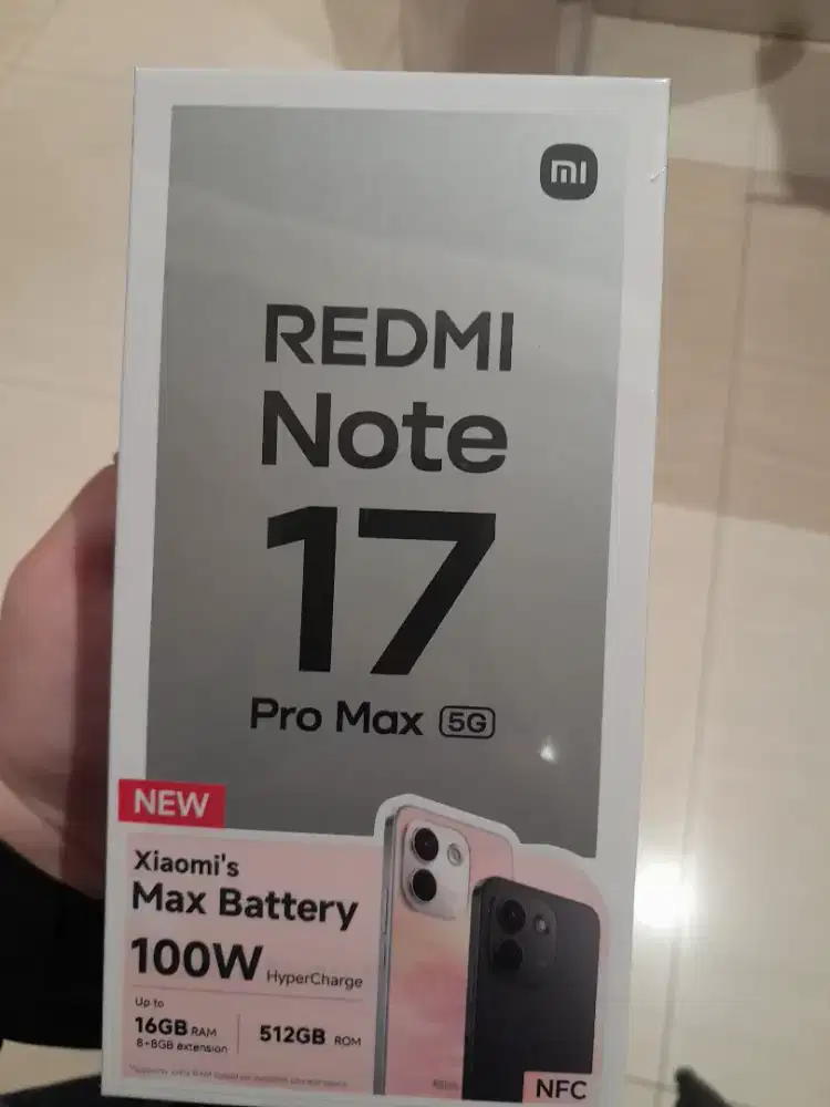 JUAL HP REDMI NOTE 17 PRO MAX 8/512G