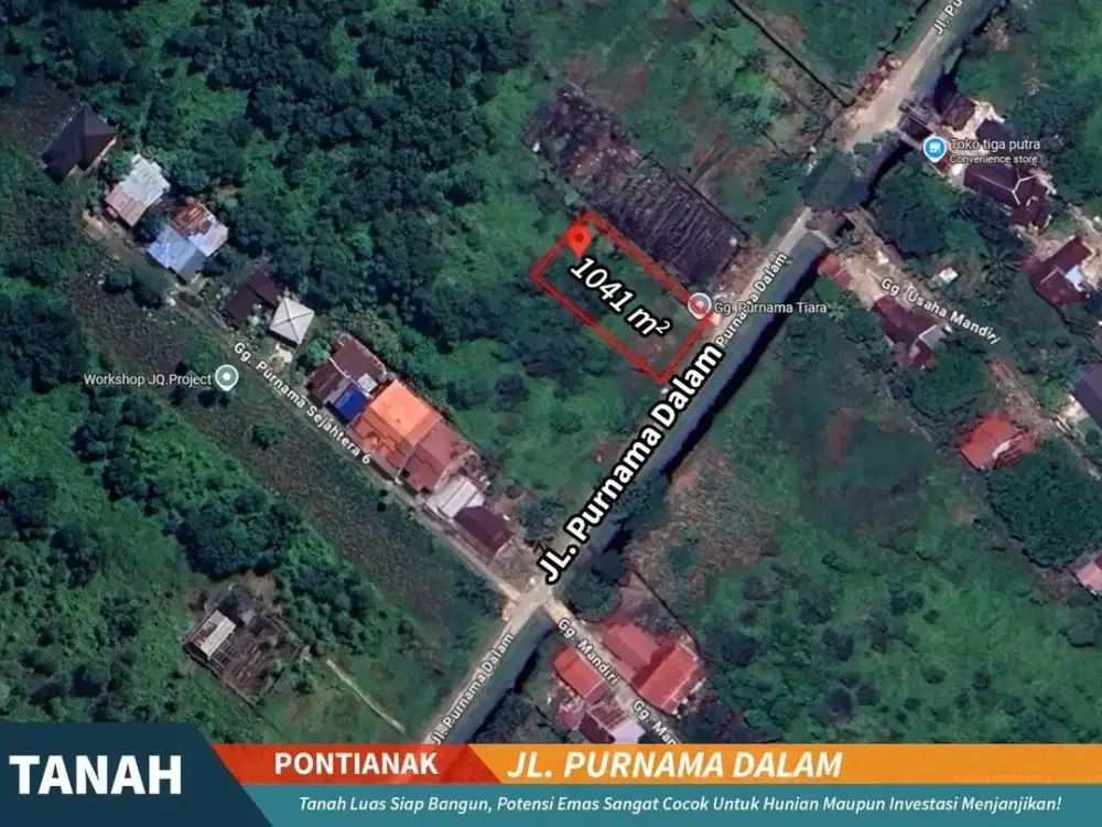 Tanah Pontianak Jl. Purnama Dalam