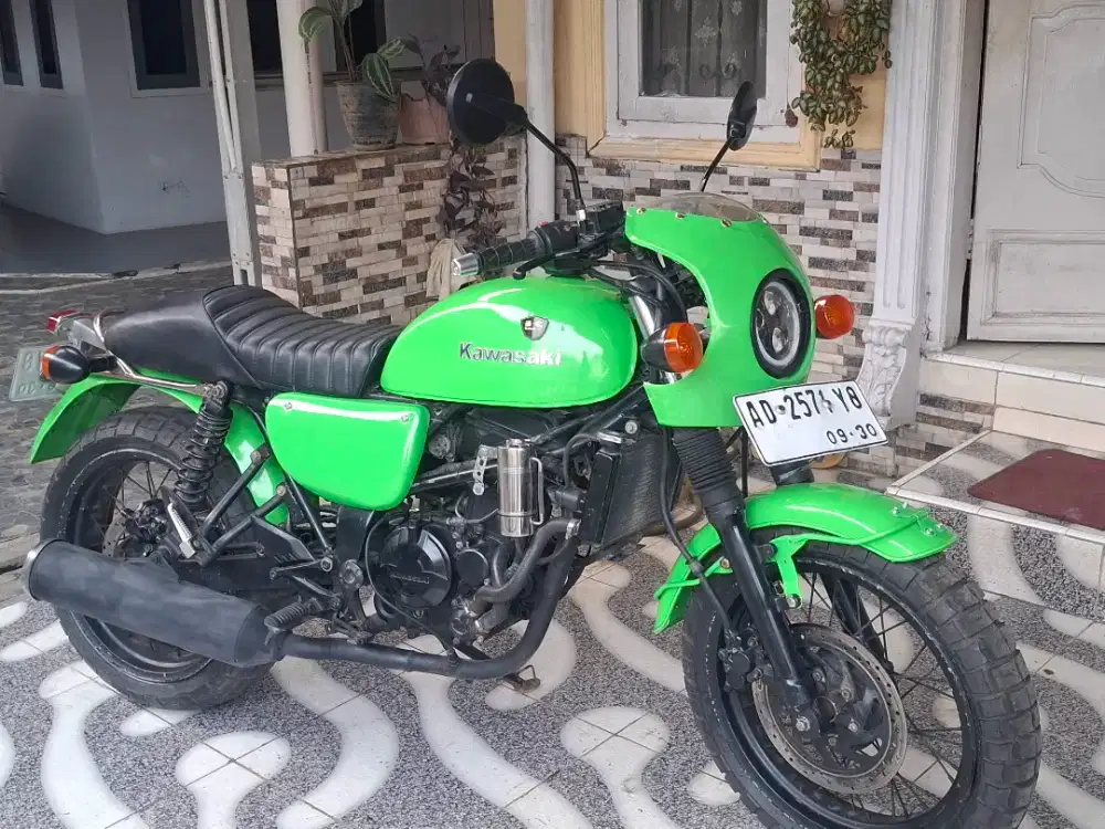 Kawasaki Ninja 250 Green cafferacer
