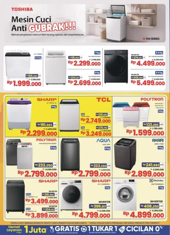 Menjual berbagai segala kebutuhan anda