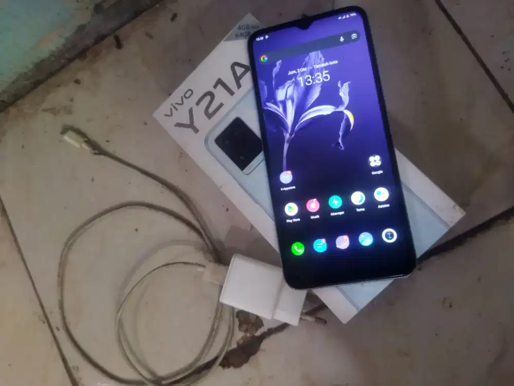 vivo y21A ori segel