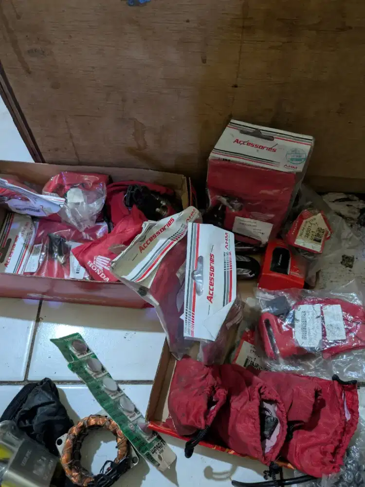 Gembok cakram ori HONDA bawaan BARU ad seken ada BACA DULU