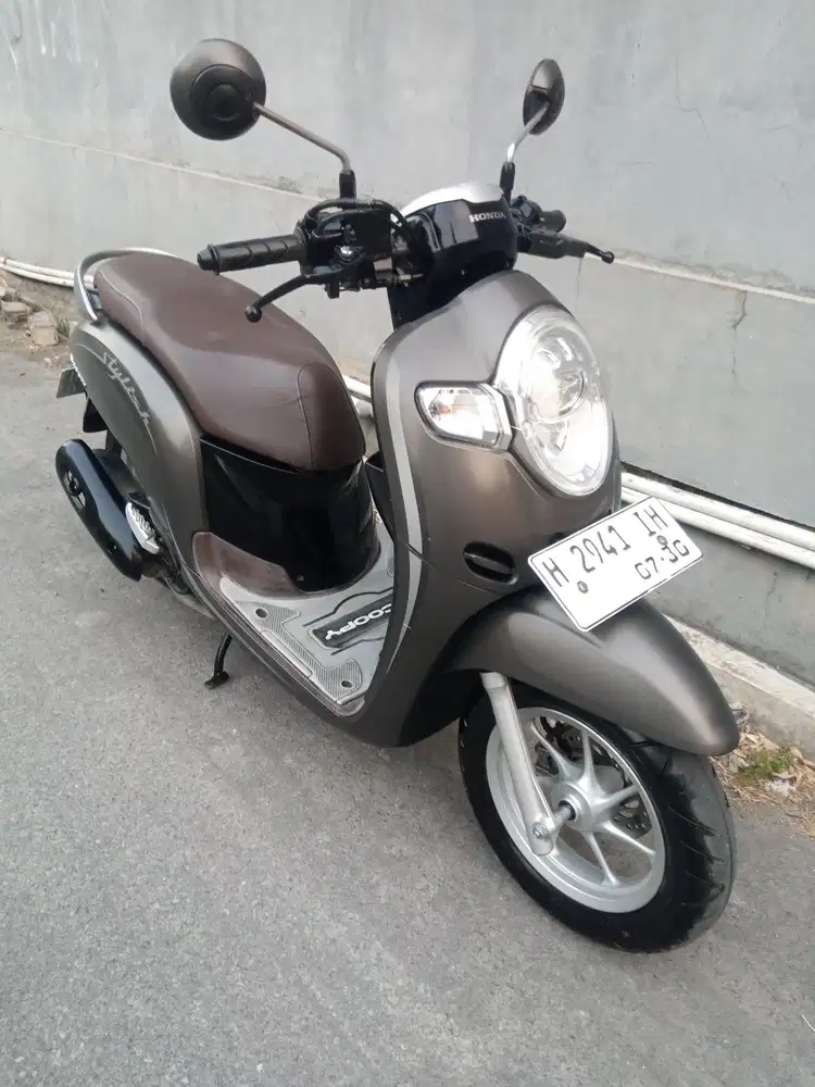 Honda Scoopy 2020 coklat matebrown