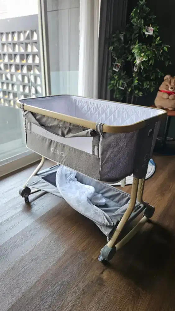 Bedside Baby Crib Baby Elle Cloud BE909