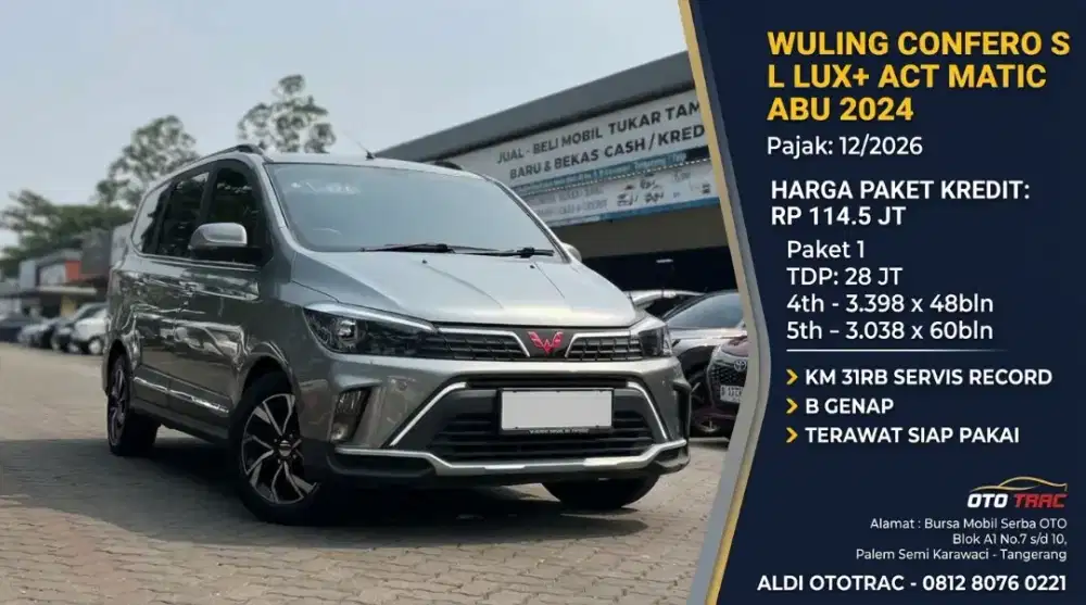 CIAMIK ‼️ WULING CONFERO S L LUX+ ACT MATIC ABU 2024