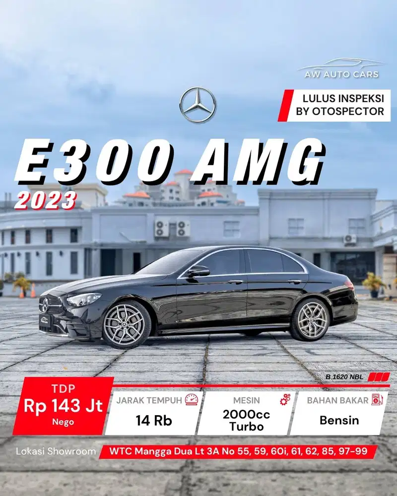 Mercedes Benz E300 AMG NIK 2023 Low KM Mercy E 300 2022 mdl 2021