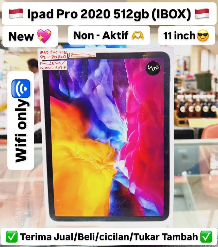 Ipad Pro 2020 13 inch 512 Gb Space grey ibox new segel