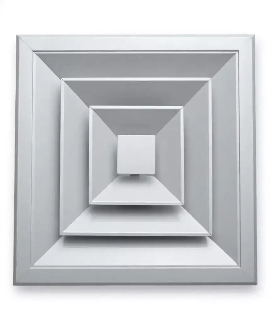 Square Ceiling Diffuser 4 Arah - Diffuser AC Plafon
Bahan aluminium