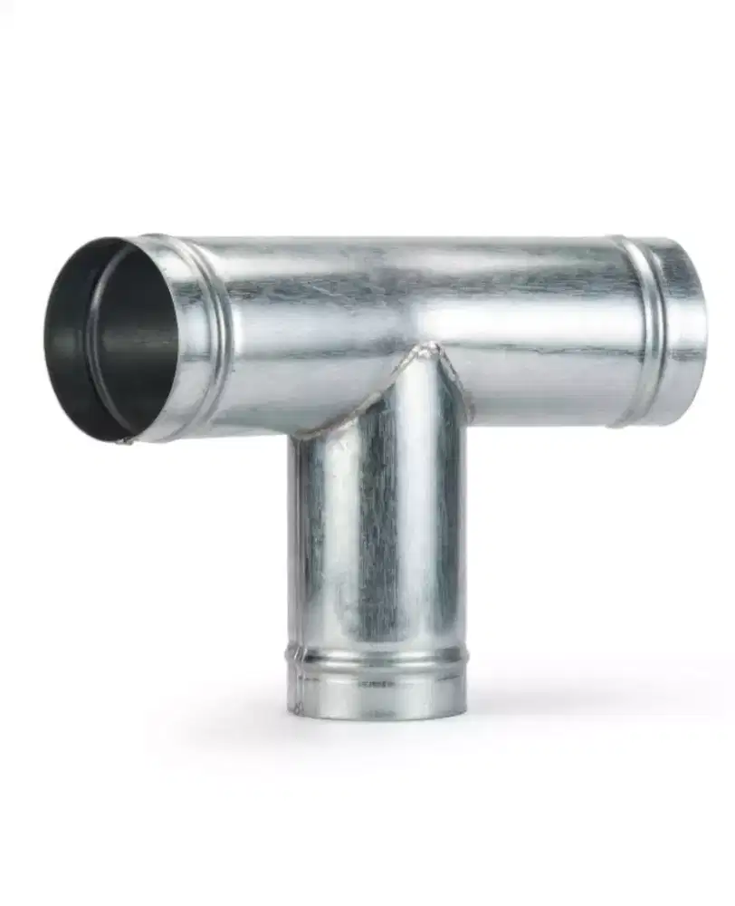 Tee Duct Fitting T Pipa Spiral Ducting BJLS Galvanis
Bahan BJLS