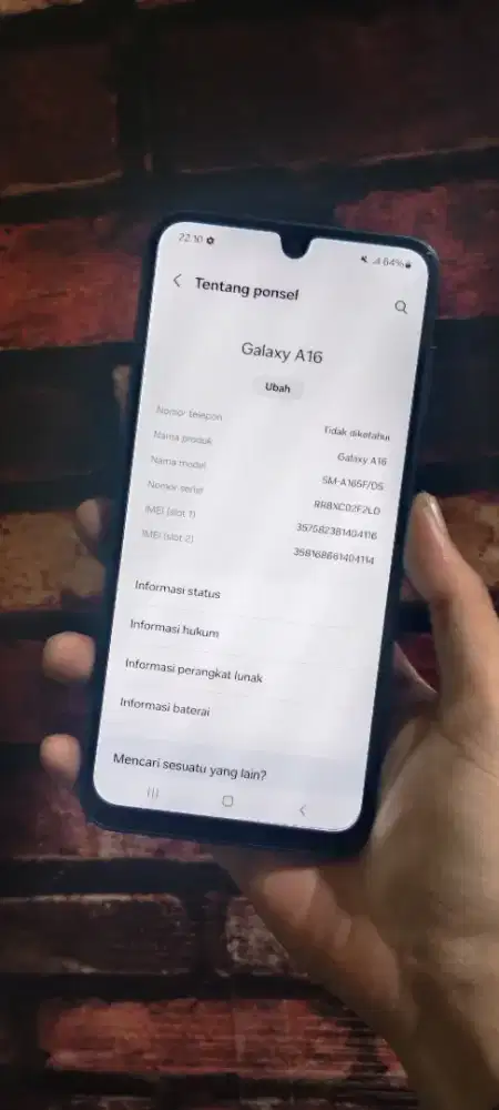 Samsung A16 Ram 8/128 Sein mulus