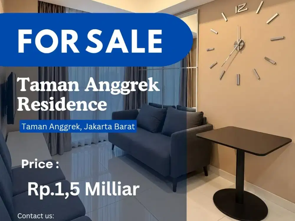 BRAND NEW Taman Anggrek Residence Unit 2BR Full Furnish