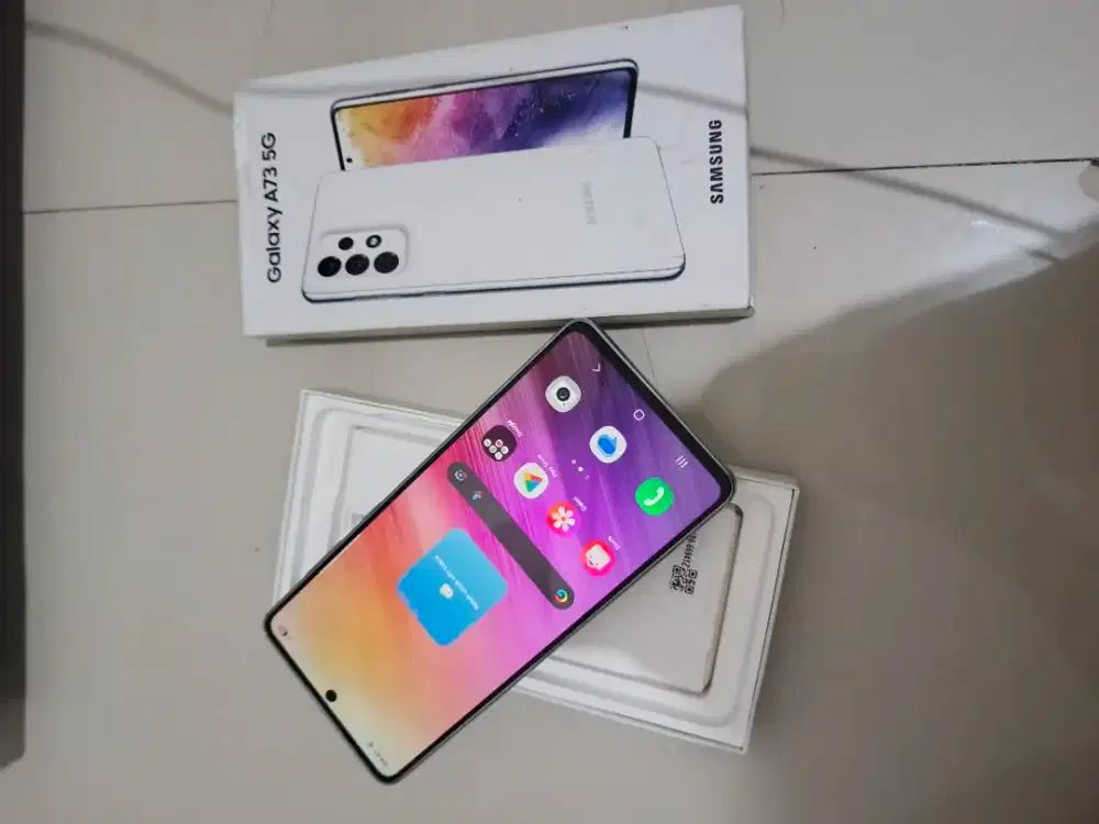 Samsung A73 5G 8/256 fullset mlusss 97%, lncar jyaa no kndalaa