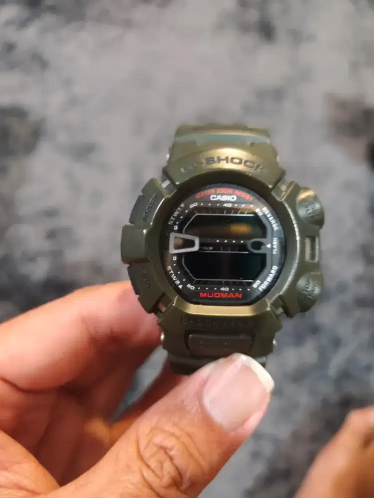 G-SHOCK MUDMAN G-9000-3VDR Olive Green Preloved