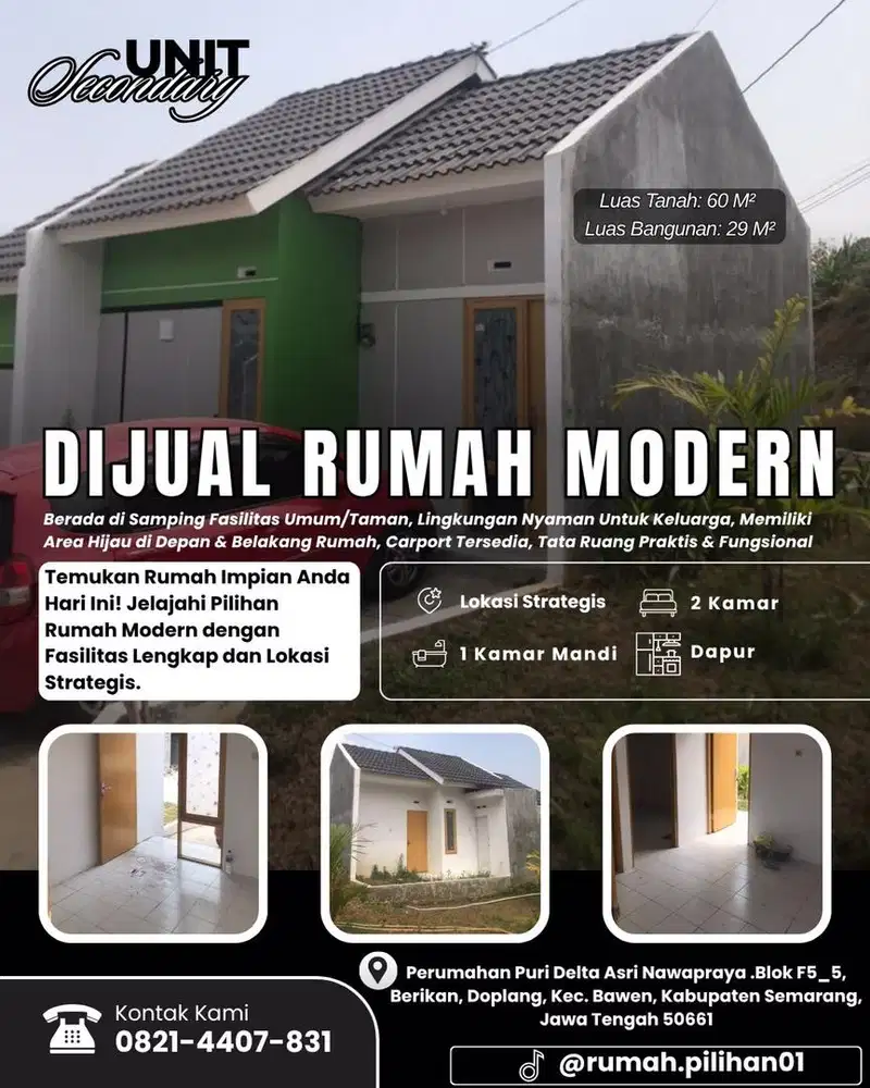 Rumah Dengan Ukuran Yang Efisien Untuk Ditempati Bersama Keluarga