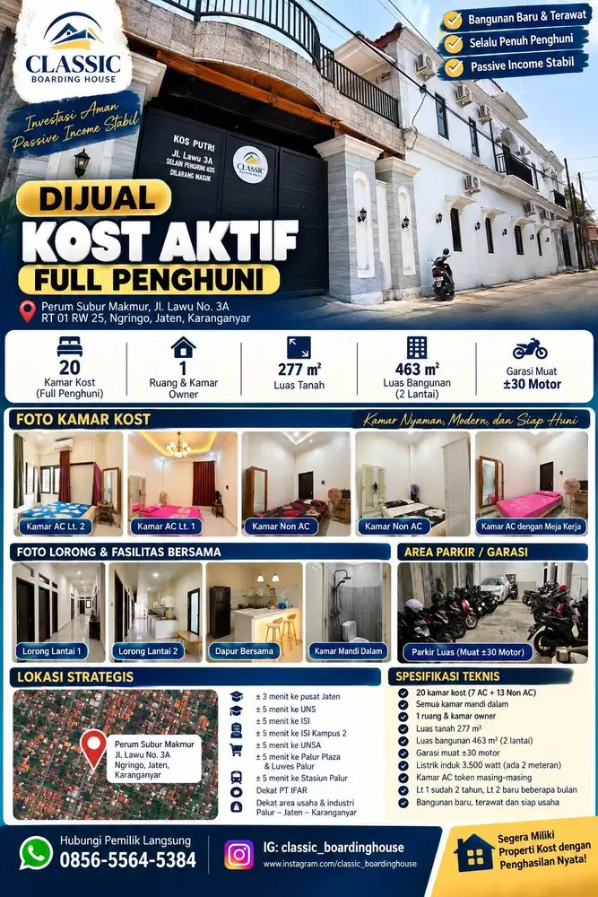 Jual Kost Putri