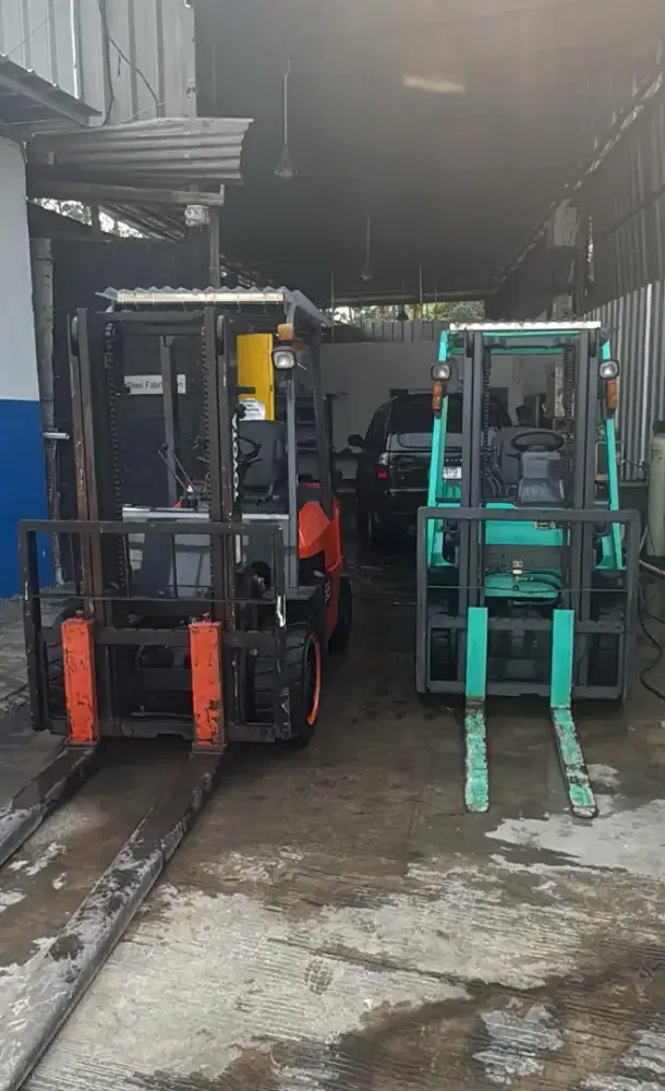 Forklift Mitsubishi Grendia 2.5ton, Warna Hijau, Manual, 2015.