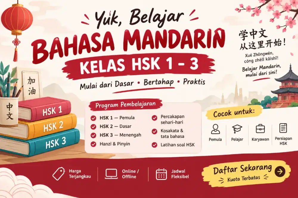 PRIVAT LES BAHASA MANDARIN