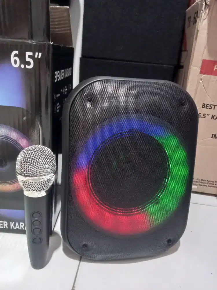 Speaker bluetooth karaoke super bass